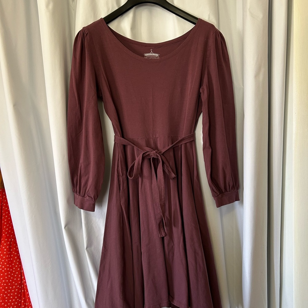 Elegant Burgundy Dress - Elegantees & Dressember Collab